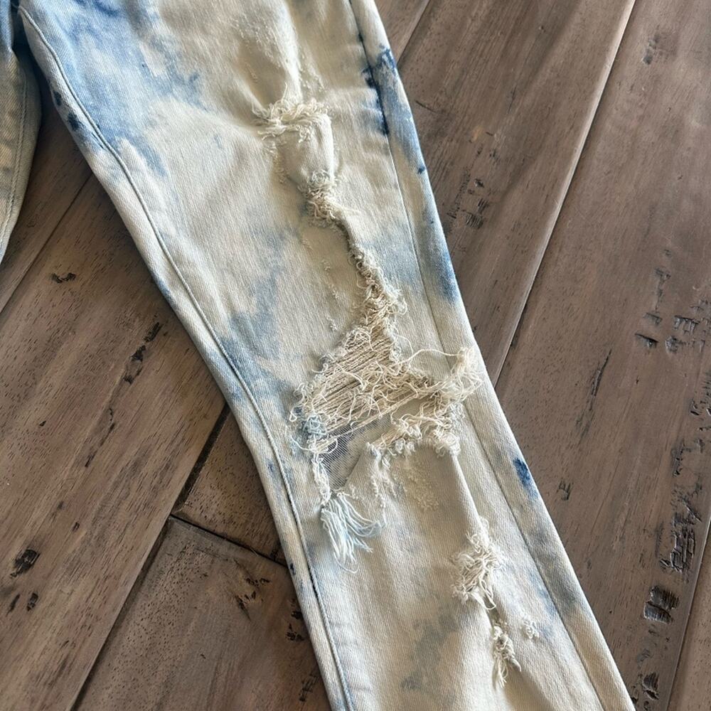 Amiri thrasher acid wash white cloud skinny jeans sz 32 - Picture 6 of 10